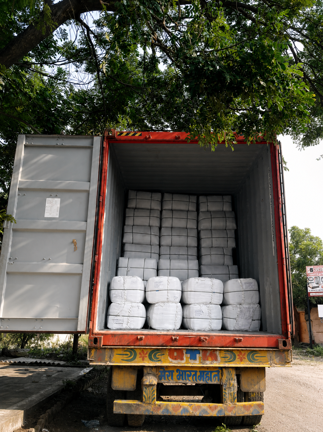 Container loading at Solapur for direct export